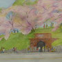 蹴上インクラインの桜【久山　允子】