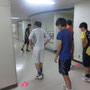 網走桂陽高校サッカー部にスプリント指導しています．歩き方から・・・．