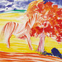 Rotes Pferd