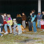 The Bonfire Following the Hayride