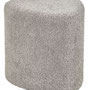 Sitzhocker "Nordland heart" erdfarben