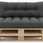 Palettensofa "Stone" mit Lehne