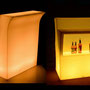 LED Theke "Wave" mit working station