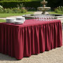 Buffettisch mit Husse "Gala bordeaux"