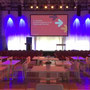 Design-Stehtisch mieten weiß