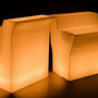 LED Theke "Wave" mit Eis-Flaschenfach