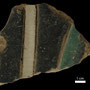 Echantillon 592/20. Fouilles de l'Ak Saray de 1996.  Conservé au Musée Amir Temur de Shahrisabz (photo : C.Ollagnier, 2008)