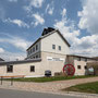 Zinngrube Ehrenfriedersdorf, Sauberger Haupt- und Richtschacht - Fördermschinenhaus Schacht 1 (30.04.2022)