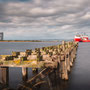 Port Leith Pier (Edinburgh, Schottland)