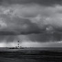 Der Leuchtturm  (Westerhever Leuchtturm, Deutschland)