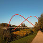 Doppelbogenbrücke Nordsternpark (Gelsenkirchen, Deutschland)