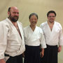 v.l. Christian, Sensei Shimizu, Bertram