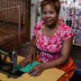 NALA is getting her new Dress in the Citymarket in Lusaka, Zambia, here: Jane Tembo