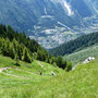 Nous redescendons sur Chamonix