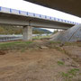 Nous passons sous l'autoroute 