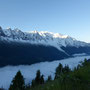 En dessous des nuages, Chamonix