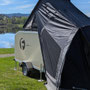 farfalla camper flip 2 mit Dachzelt Vickywood Cumaru Light 152 und Vorzelt