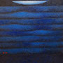 「水の惑星(波間)」　F0　14×18㎝　個人蔵