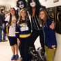 KISS Army members Mark (as Paul) and Marty (as Gene) were instrumental  in creating a buzz with the students. 