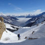 Descente sur Bardonecchia en Italie - Ski de randonnée en Maurienne