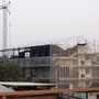 Il cantiere in data 14.10.2010 con le demolizioni parzialmente completate.