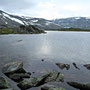 Felsen und Wasser im Strynfjell