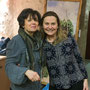 Marie Tazzi (Librairie Savoir Etre) et Rosana Marcis (Via Energetica)