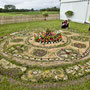 Mandala éphémère animé par l’association ‘Le Jardin du Créateur"