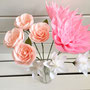 flores de papel variadas-rosas-dalias
