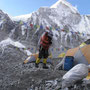 Au Camp de Base de l'Everest
