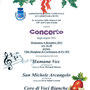 Locandina concerto del 4 dicembre 2011 in Villa Bisighini a Carbonara di Po (Mn)