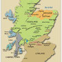 Carte des distilleries écossaises