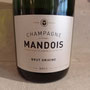 Cave Beaurepaire Angers, demi-bouteille Champagne Brut "Origine" Mandois