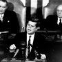 JFK délivrant son State of the Union Address de 1961 (Capitole - 30 janvier 1961).