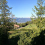 Panoramablick vom Balkon der Pension Trentino