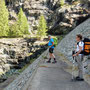 auf der Staumauer