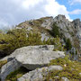 Blick zurück zum Gipfel