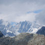 Piz Roseg, Piz Scerscen und Piz Bernina