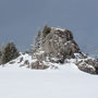 die Stand-Felsen in Sicht