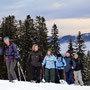 die Wanderschaf Gruppe im Anmarsch