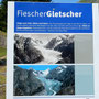 extrem wie der Gletscher dahin geschmolzen ist