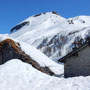 Alpe Sangiatto mit Monte Corbernas im Hintergrund
