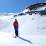 unterhalb dem Monte Corbernas geniessen wir schöne Sulzhänge