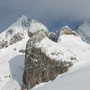 das Finsteraarhorn....immer noch in Wolken gehüllt