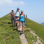 Ankunft beim Einstieg zum Aeugi Lowa Weg