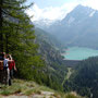 Blick zurück zum Lago Campo Moro