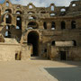 El Djem, römisches Amphitheater, das zweitgrößte nach dem Colosseum in Rom, Weltkulturerbe