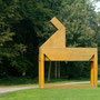 Großes Pferd von Erwin Heerich (1956/57) im Skulpturenpark Schloss Moyland