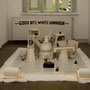 Ausstellungsraum Hardy Bock mit der Installation "Goodbye White Harbour"