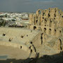 El Djem, römisches Amphitheater, das zweitgrößte nach dem Colosseum in Rom, Weltkulturerbe